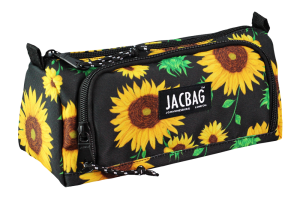 Jacbag Prime XL-Lastik Ayraçlı İki Bölmeli Kalem Kutusu Prime XL-Ayçiçeği