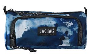 Jacbag Prime XL-Lastik Ayraçlı İki Bölmeli Kalem Kutusu Prime XL-Mavi Bulut