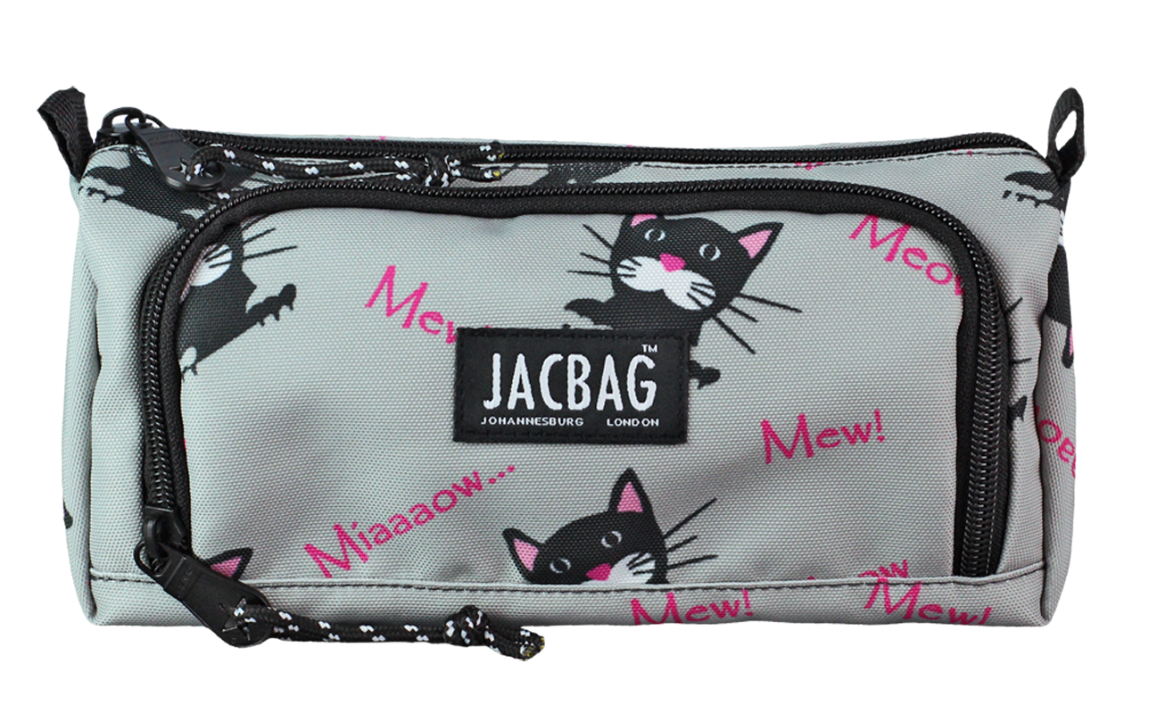 Jacbag Prime XL-Lastik Ayraçlı İki Bölmeli Kalem Kutusu Prime XL-Miyav
