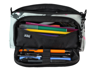 Jacbag Prime XL-Lastik Ayraçlı İki Bölmeli Kalem Kutusu Prime XL-Miyav