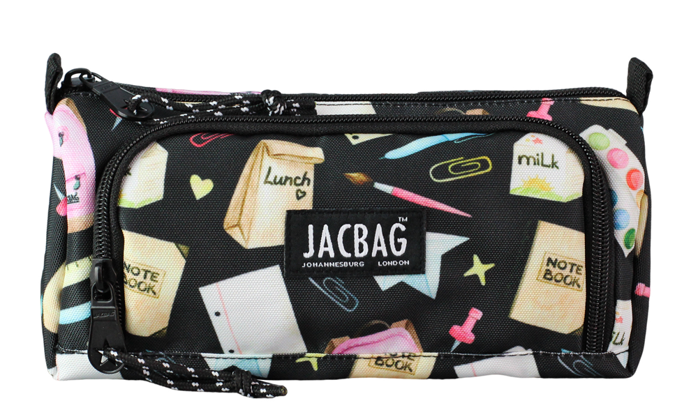 Jacbag Prime XL-Lastik Ayraçlı İki Bölmeli Kalem Kutusu Prime XL-Pastel Pop