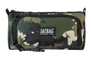 Jacbag Prime XL-Lastik Ayraçlı İki Bölmeli Kalem Kutusu Prime XL-Haki Camoflora