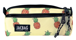 Jacbag Dual Prıme-Çift Bölmeli Üçgen Tip Kalem Kutusu Dual Prime-Ananas
