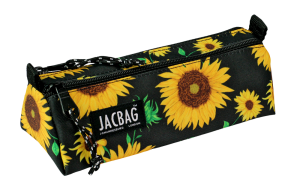 Jacbag Dual Prıme-Çift Bölmeli Üçgen Tip Kalem Kutusu Dual Prime-Ayçiçeği