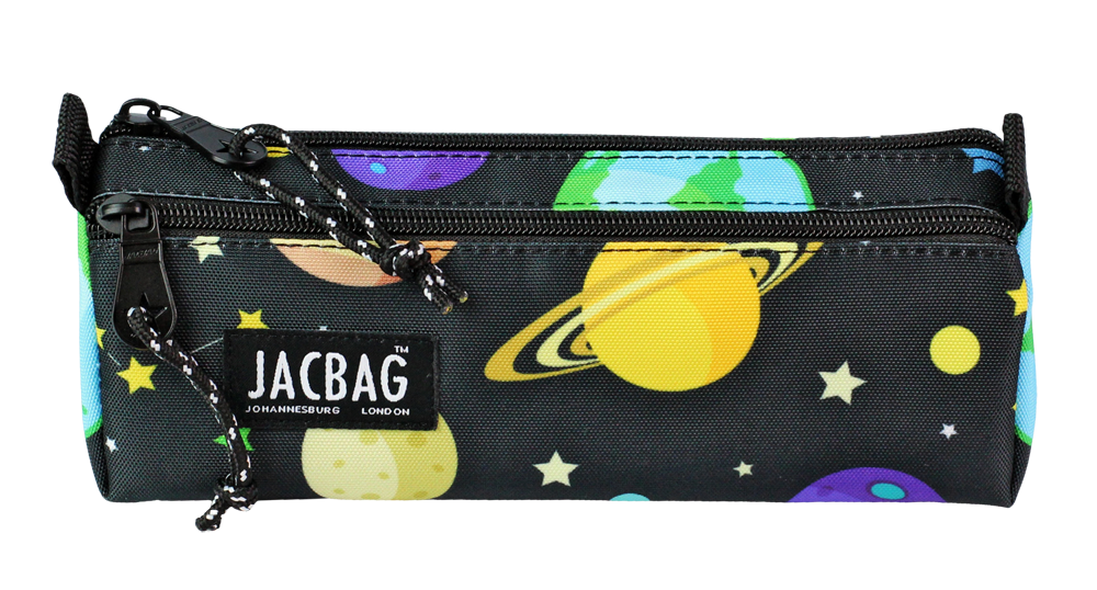 Jacbag Dual Prıme-Çift Bölmeli Üçgen Tip Kalem Kutusu Dual Prime-Galaksi