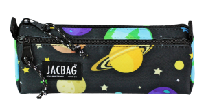 Jacbag Dual Prıme-Çift Bölmeli Üçgen Tip Kalem Kutusu Dual Prime-Galaksi