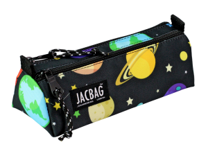 Jacbag Dual Prıme-Çift Bölmeli Üçgen Tip Kalem Kutusu Dual Prime-Galaksi