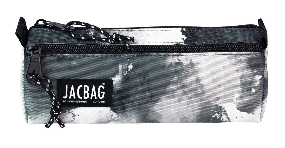 Jacbag Dual Prıme-Çift Bölmeli Üçgen Tip Kalem Kutusu Dual Prime-Gri Bulut