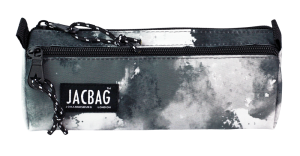 Jacbag Dual Prıme-Çift Bölmeli Üçgen Tip Kalem Kutusu Dual Prime-Gri Bulut