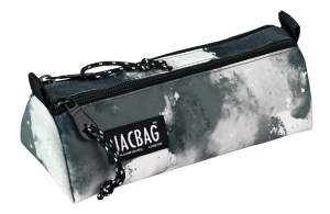 Jacbag Dual Prıme-Çift Bölmeli Üçgen Tip Kalem Kutusu Dual Prime-Gri Bulut