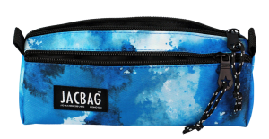 Jacbag Dual Prıme-Çift Bölmeli Üçgen Tip Kalem Kutusu Dual Prime-Mavi Bulut