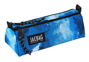 Jacbag Dual Prıme-Çift Bölmeli Üçgen Tip Kalem Kutusu Dual Prime-Mavi Bulut