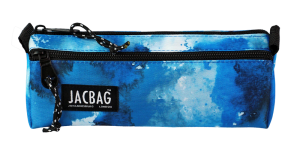 Jacbag Dual Prıme-Çift Bölmeli Üçgen Tip Kalem Kutusu Dual Prime-Mavi Bulut