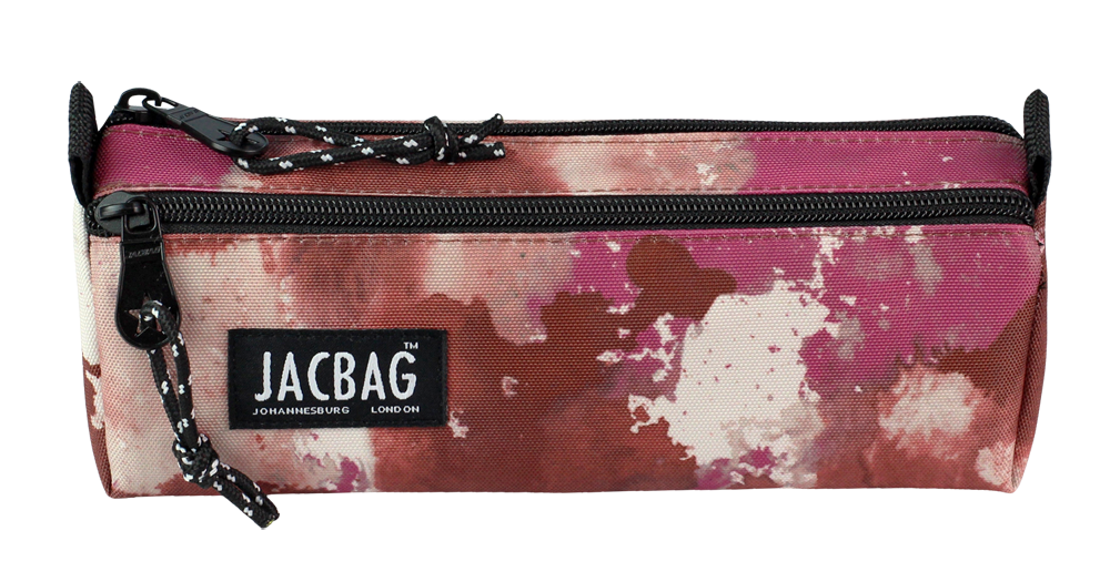 Jacbag Dual Prıme-Çift Bölmeli Üçgen Tip Kalem Kutusu Dual Prime-Pembe Bulut