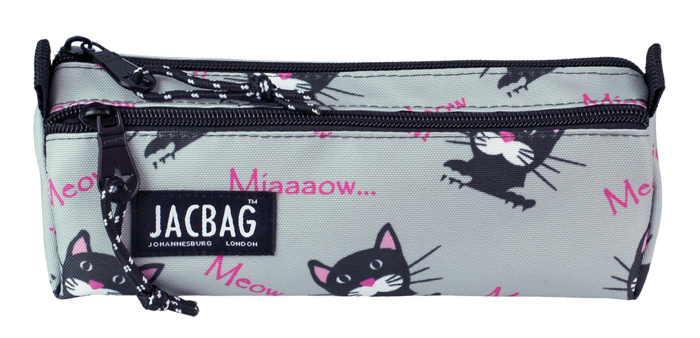 Jacbag Dual Prıme-Çift Bölmeli Üçgen Tip Kalem Kutusu Dual Prime-Miyav