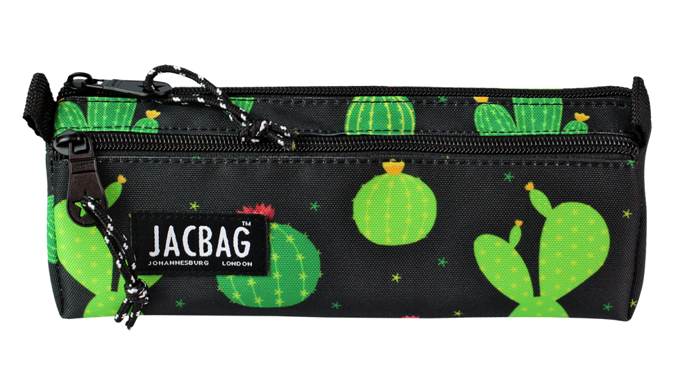 Jacbag Dual Prıme-Çift Bölmeli Üçgen Tip Kalem Kutusu Dual Prime-Kaktüs