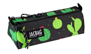Jacbag Dual Prıme-Çift Bölmeli Üçgen Tip Kalem Kutusu Dual Prime-Kaktüs