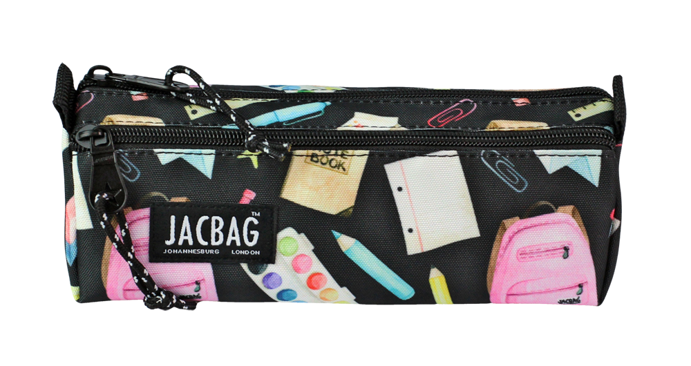 Jacbag Dual Prıme-Çift Bölmeli Üçgen Tip Kalem Kutusu Dual Prime-Pastel Pop