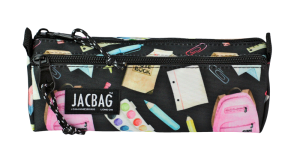 Jacbag Dual Prıme-Çift Bölmeli Üçgen Tip Kalem Kutusu Dual Prime-Pastel Pop