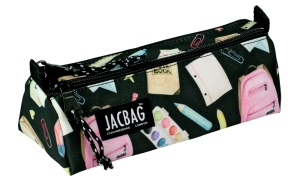 Jacbag Dual Prıme-Çift Bölmeli Üçgen Tip Kalem Kutusu Dual Prime-Pastel Pop