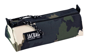 Jacbag Dual Prıme-Çift Bölmeli Üçgen Tip Kalem Kutusu Dual Prime-Haki Camoflora