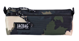 Jacbag Dual Prıme-Çift Bölmeli Üçgen Tip Kalem Kutusu Dual Prime-Haki Camoflora