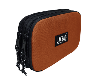 Jacbag Double Cover -Çift Kapaklı Kalem Kutusu Double Cover-Kiremit