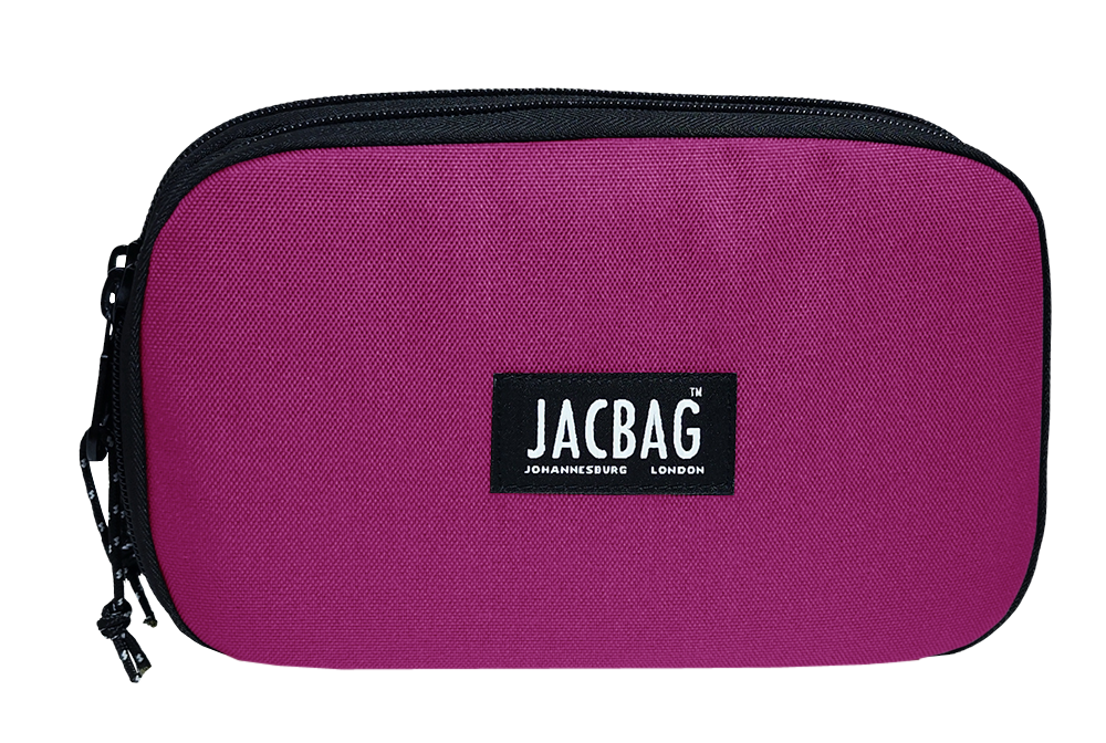Jacbag Double Cover -Çift Kapaklı Kalem Kutusu Double Cover-Pembe