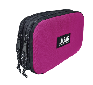 Jacbag Double Cover -Çift Kapaklı Kalem Kutusu Double Cover-Pembe
