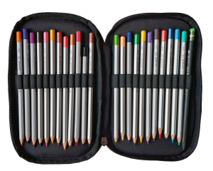 Jacbag Double Cover -Çift Kapaklı Kalem Kutusu Double Cover-Mercan