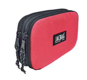 Jacbag Double Cover -Çift Kapaklı Kalem Kutusu Double Cover-Mercan