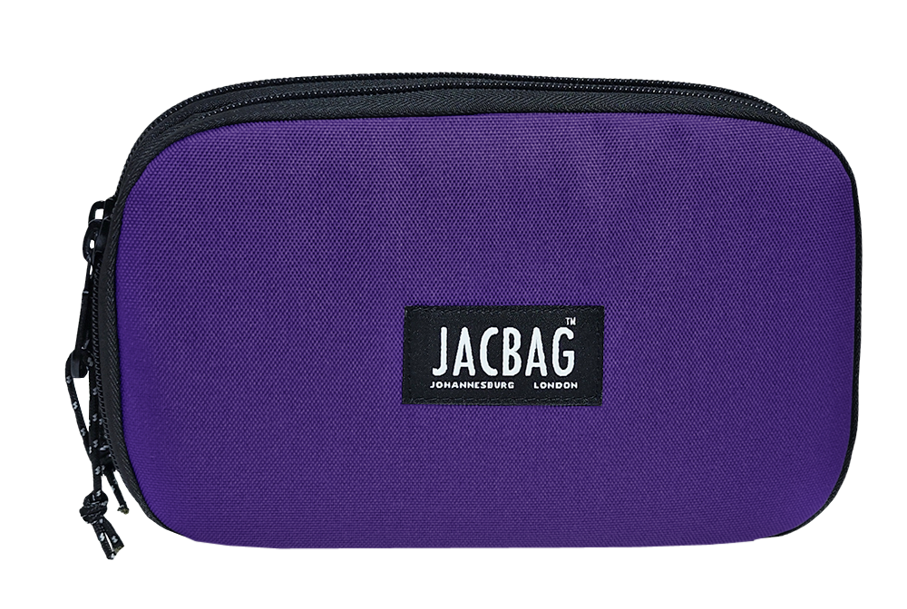 Jacbag Double Cover -Çift Kapaklı Kalem Kutusu Double Cover-Mor