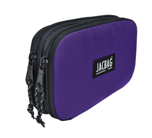 Jacbag Double Cover -Çift Kapaklı Kalem Kutusu Double Cover-Mor