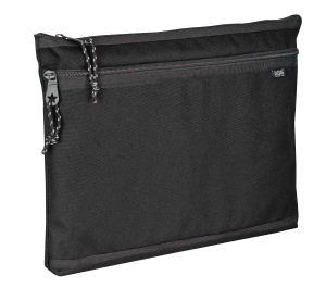 Jacbag Dual Zip Folder -İki Bölmeli Dosya Çanta  A4 Dual Zip Folder-Siyah