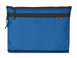 Jacbag Dual Zip Folder -İki Bölmeli Dosya Çanta  A4 Dual Zip Folder-Saks