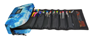 Jacbag Organizer Roll Up-Rulo Organizer Kalem Çantası Organizer Roll Up-Mavi Bulut