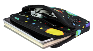 Jacbag İki Bölmeli Fermuarlı  Cepli Tablet Çantası